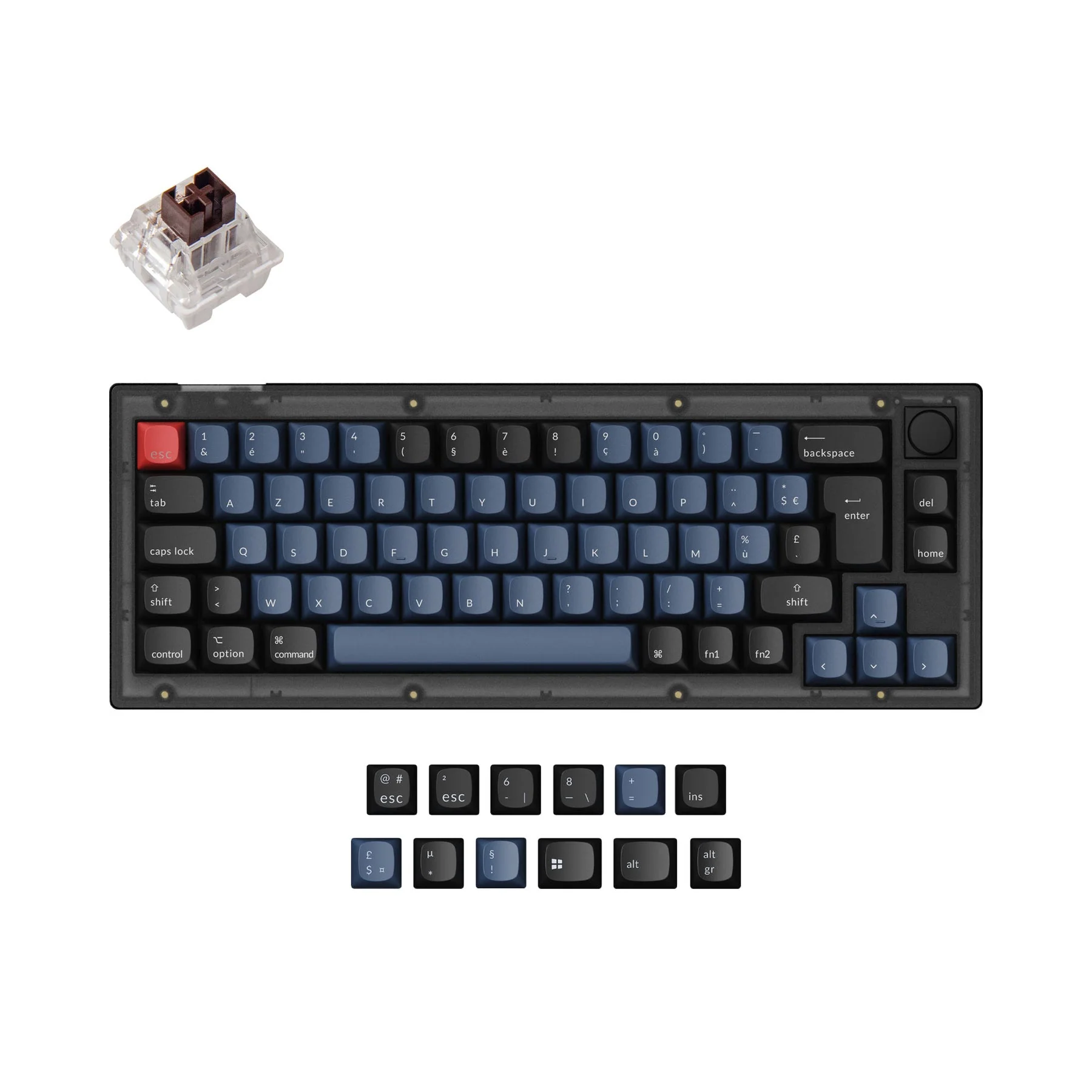 Keychron V2 QMK Custom Mechanical Keyboard ISO Layout Collection - Image 10