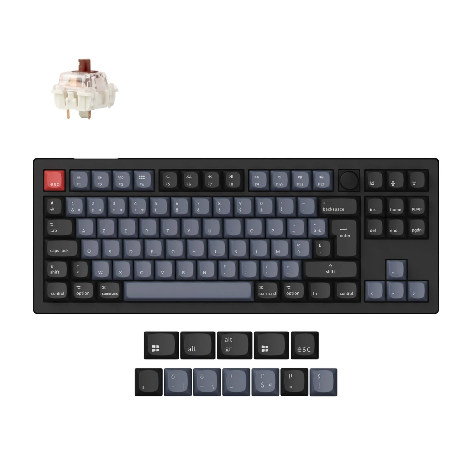 Keychron V3 Max QMK/VIA Wireless Custom Mechanical Keyboard ISO Layout Collection - Image 17