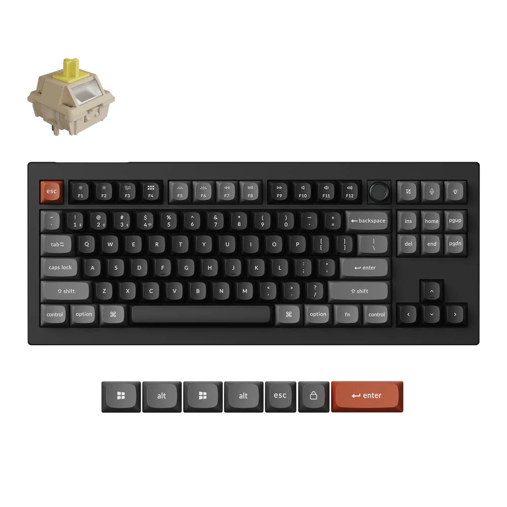 Keychron V3 Ultra 8K Wireless Custom Mechanical Keyboard (US ANSI Layout) - Image 10