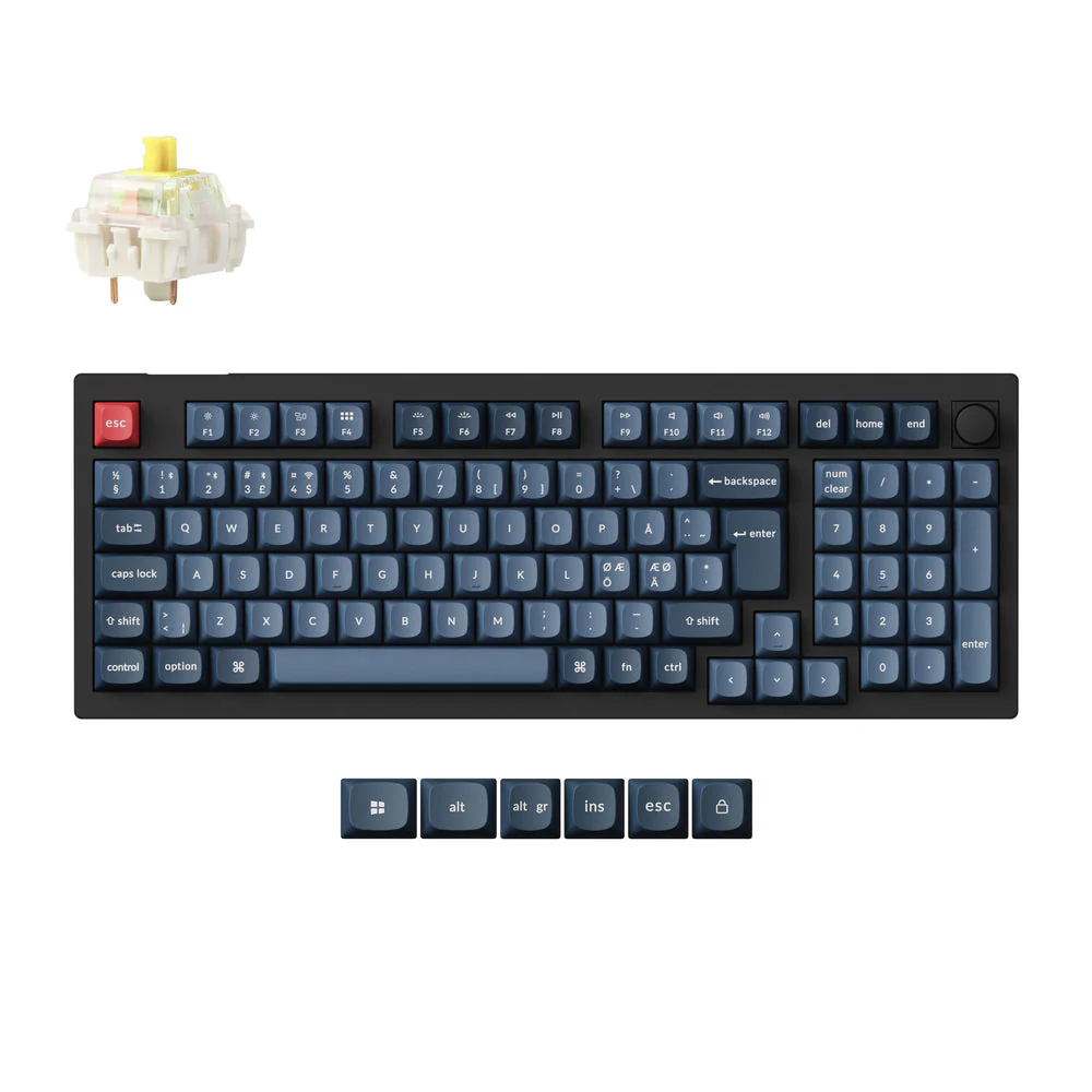 Keychron V5 Max QMK Wireless Custom Mechanical Keyboard ISO Layout Collection - Image 12