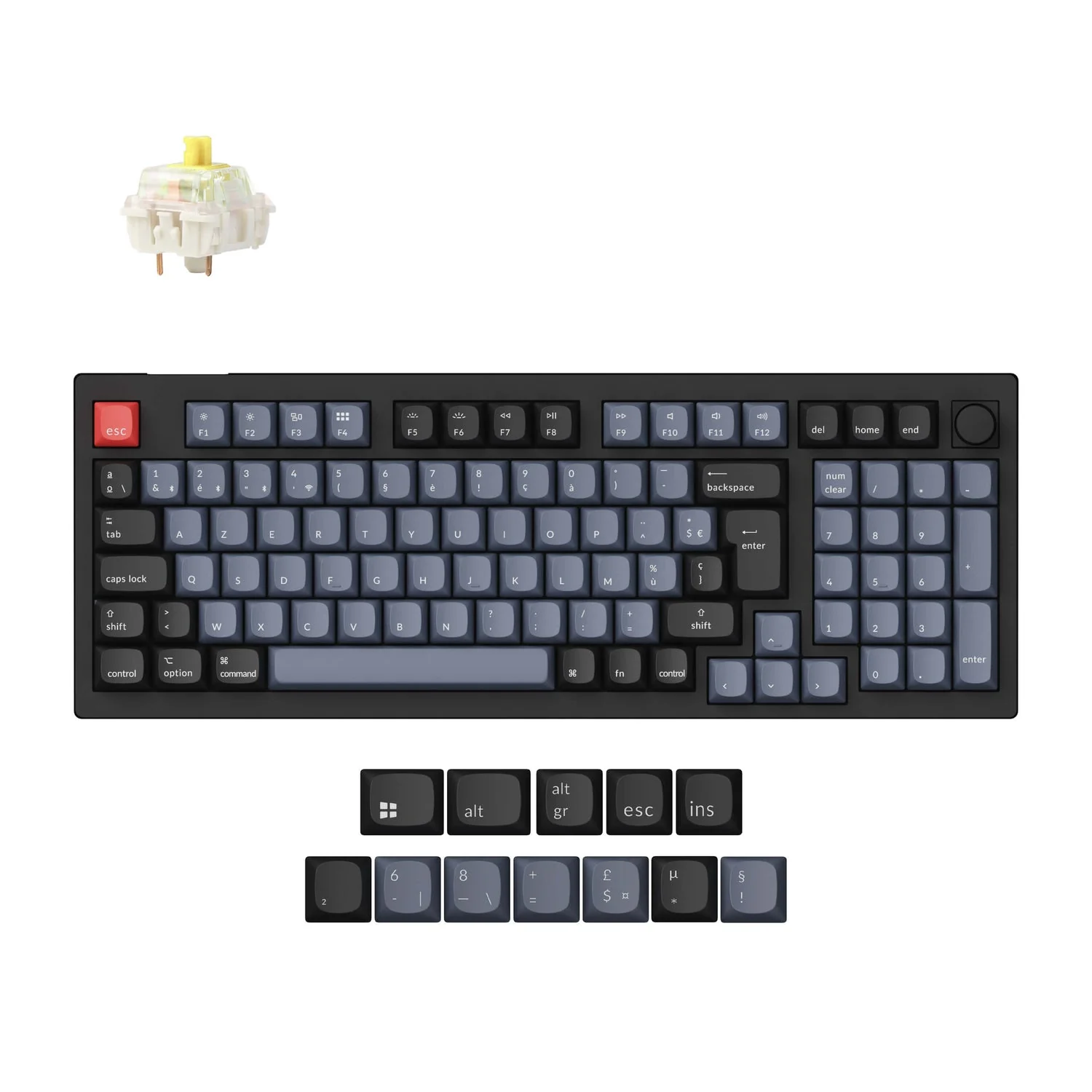 Keychron V5 Max QMK Wireless Custom Mechanical Keyboard ISO Layout Collection - Image 15