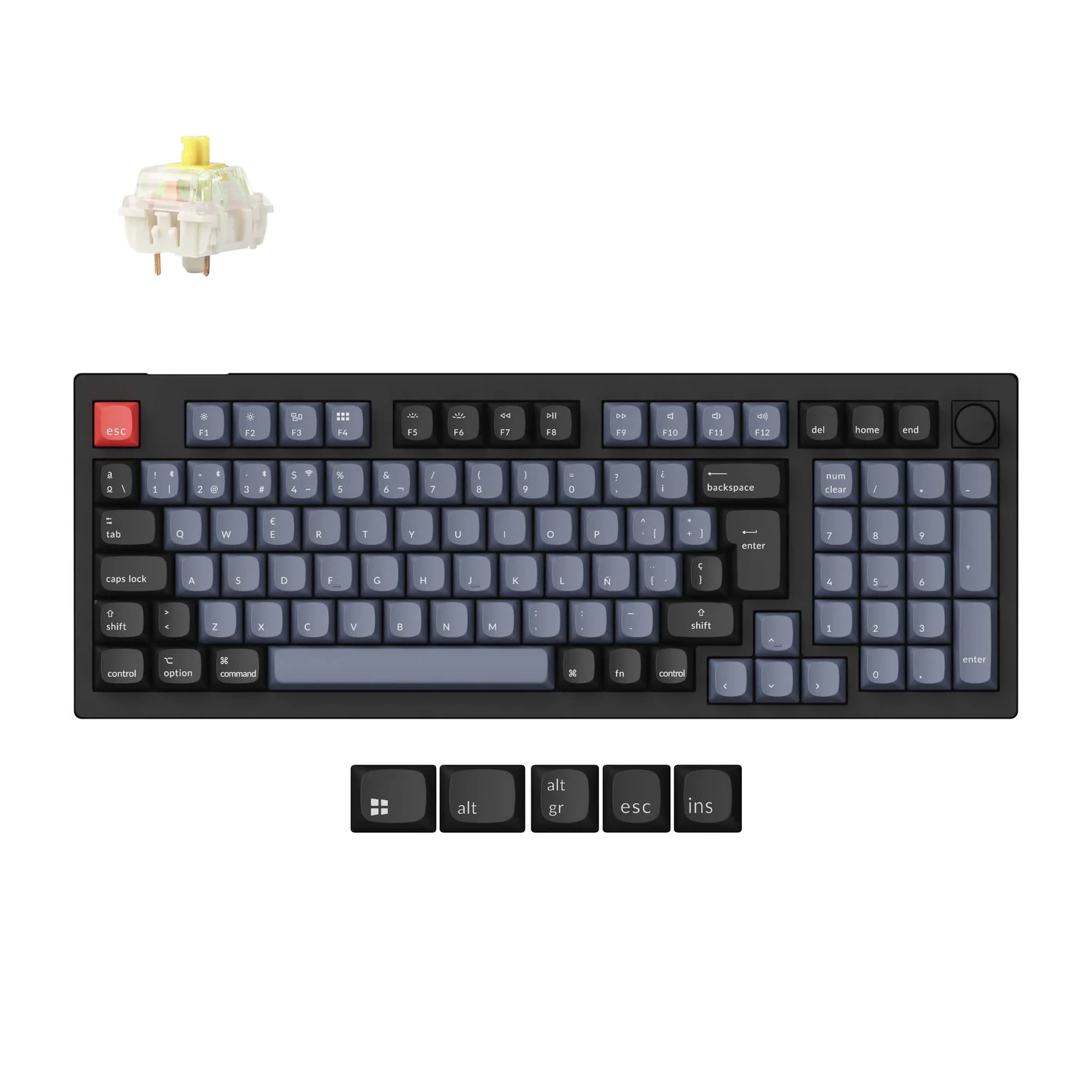 Keychron V5 Max QMK Wireless Custom Mechanical Keyboard ISO Layout Collection - Image 18