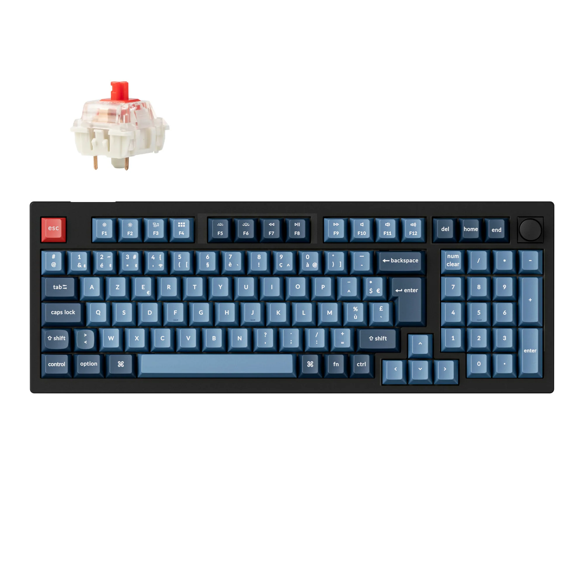 Keychron V5 Max QMK Wireless Custom Mechanical Keyboard ISO Layout Collection - Image 22