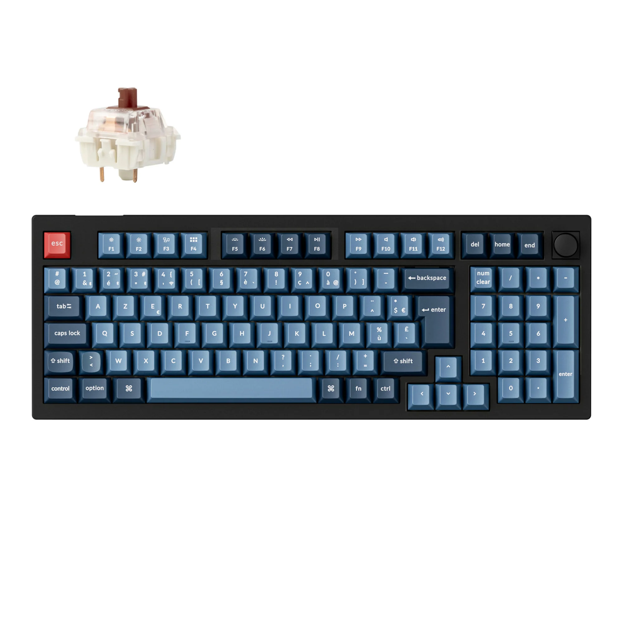 Keychron V5 Max QMK Wireless Custom Mechanical Keyboard ISO Layout Collection - Image 23