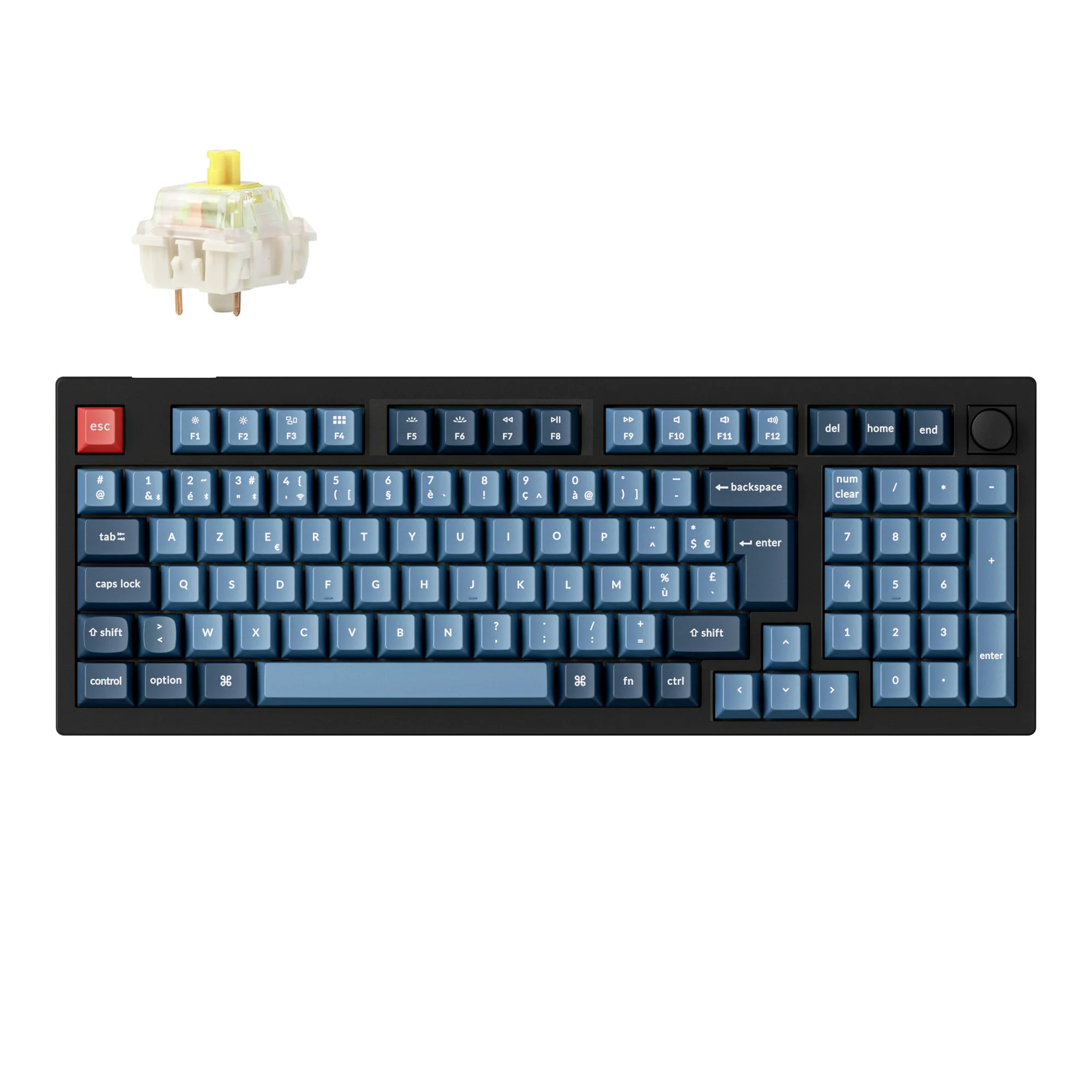 Keychron V5 Max QMK Wireless Custom Mechanical Keyboard ISO Layout Collection - Image 24