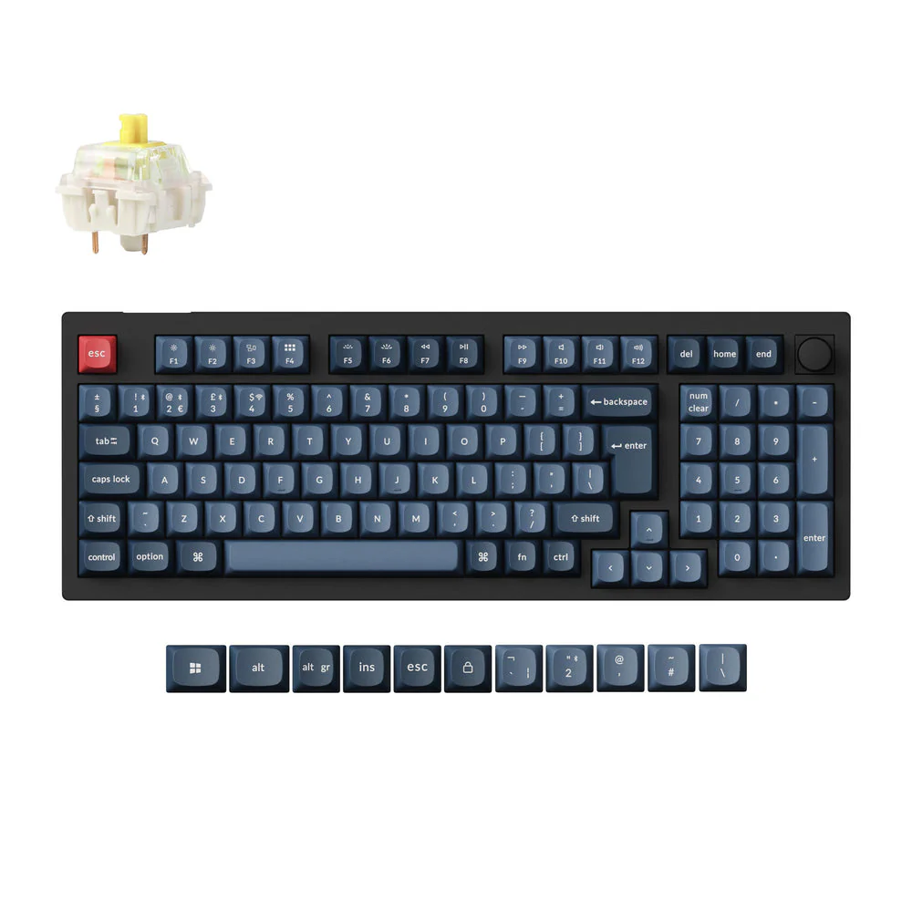 Keychron V5 Max QMK Wireless Custom Mechanical Keyboard ISO Layout Collection - Image 3
