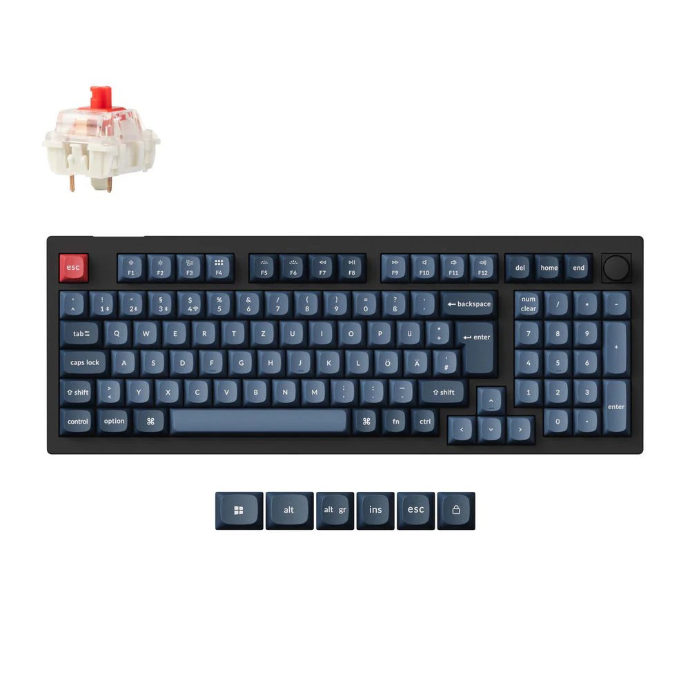 Keychron V5 Max QMK Wireless Custom Mechanical Keyboard ISO Layout Collection - Image 4