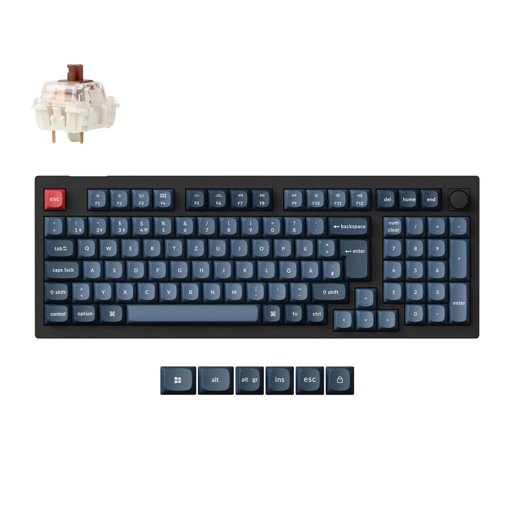 Keychron V5 Max QMK Wireless Custom Mechanical Keyboard ISO Layout Collection - Image 5
