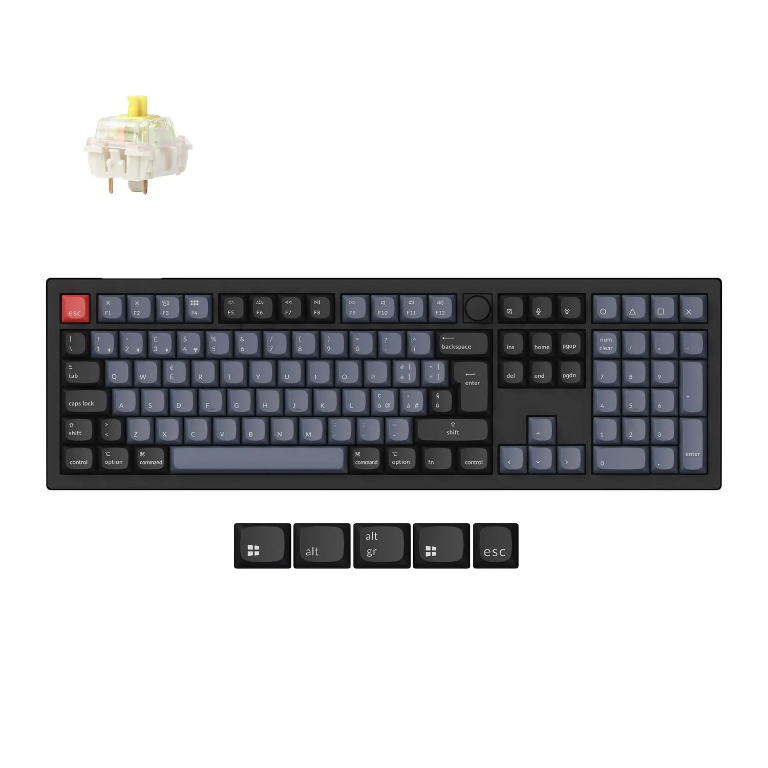 Keychron V6 Max QMK Wireless Custom Mechanical Keyboard ISO Layout Collection - Image 22