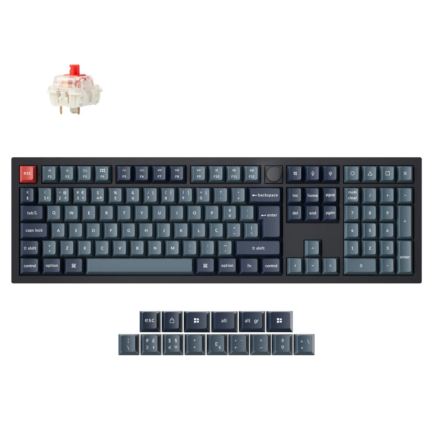 Keychron V6 Max QMK Wireless Custom Mechanical Keyboard ISO Layout Collection - Image 29