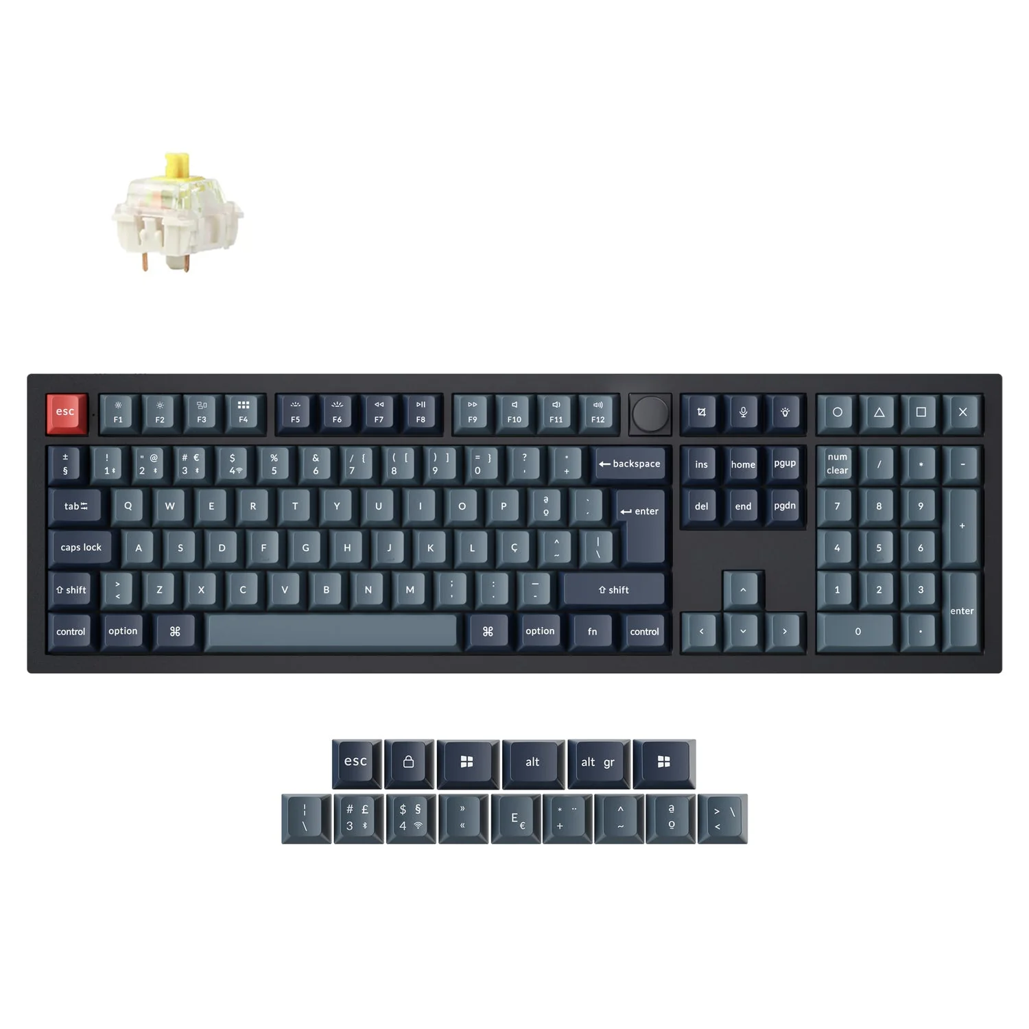 Keychron V6 Max QMK Wireless Custom Mechanical Keyboard ISO Layout Collection - Image 31