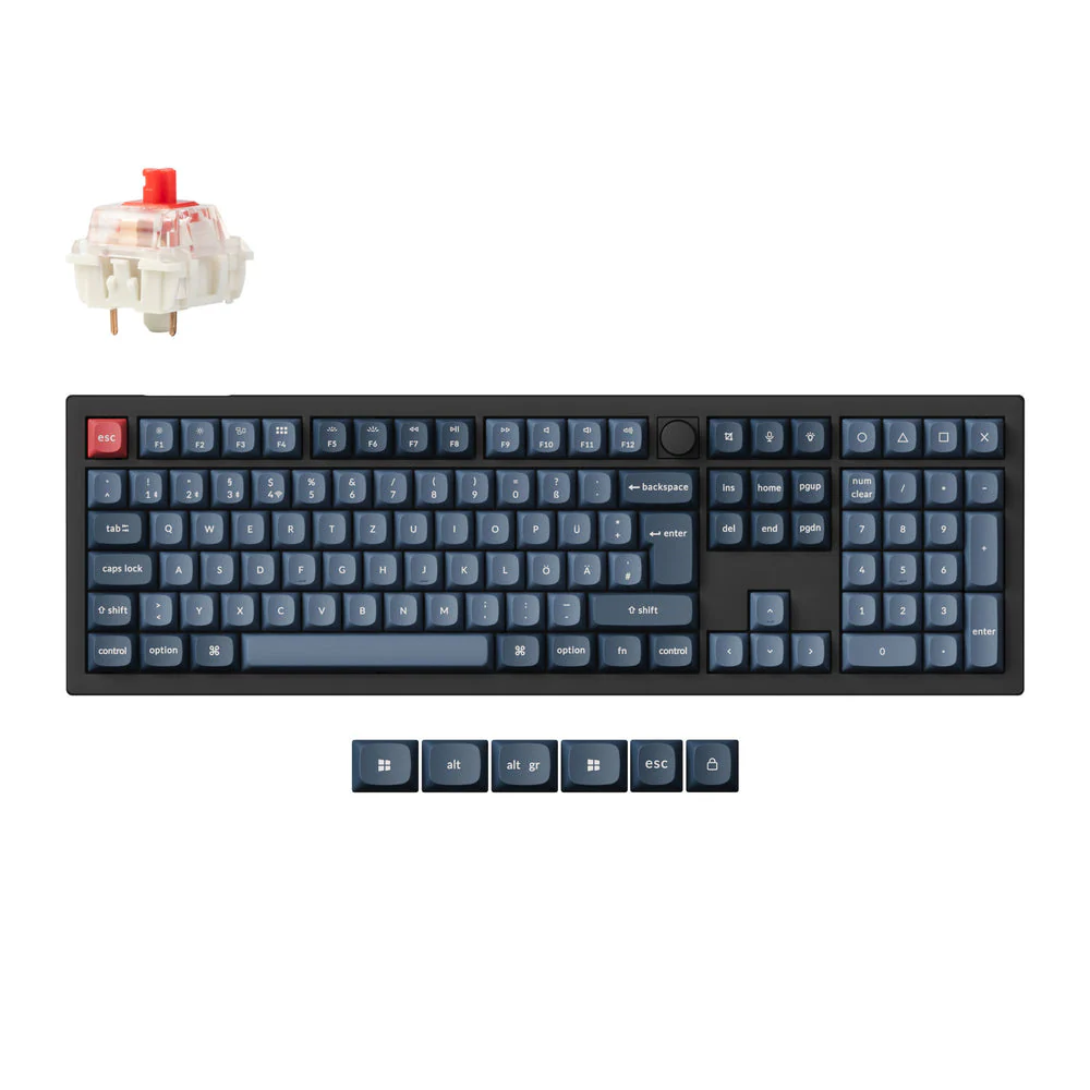Keychron V6 Max QMK Wireless Custom Mechanical Keyboard ISO Layout Collection - Image 4