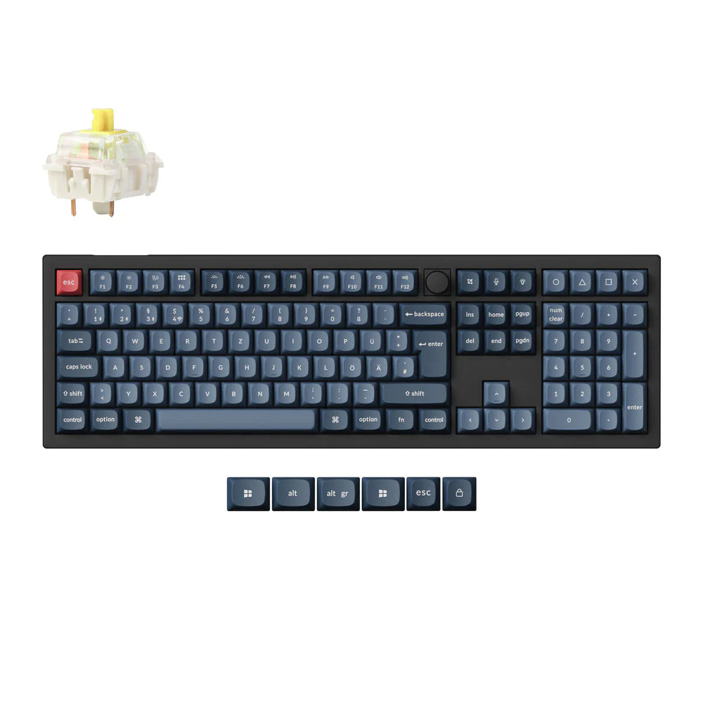 Keychron V6 Max QMK Wireless Custom Mechanical Keyboard ISO Layout Collection - Image 6