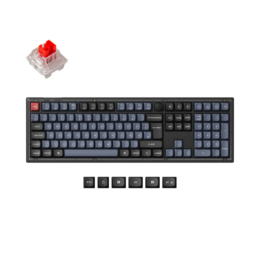 Keychron V6 QMK Custom Mechanical Keyboard ISO Layout Collection - Image 13