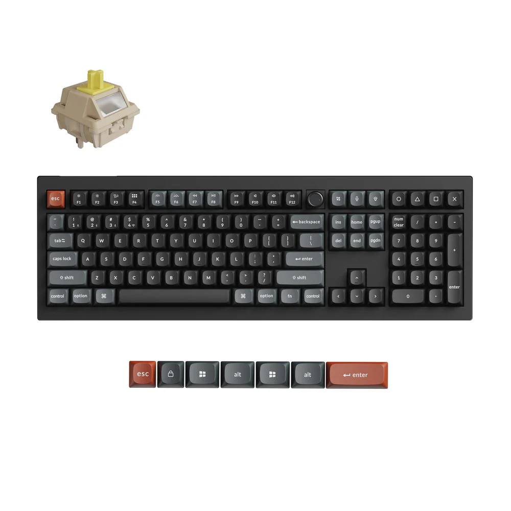 Keychron V6 Ultra 8K Wireless Custom Mechanical Keyboard (US ANSI Layout) - Image 10