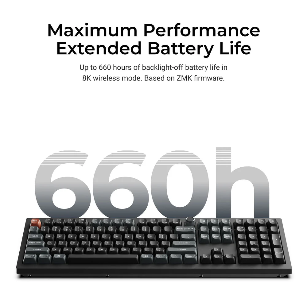 Keychron V6 Ultra 8K Wireless Custom Mechanical Keyboard (US ANSI Layout) - Image 4