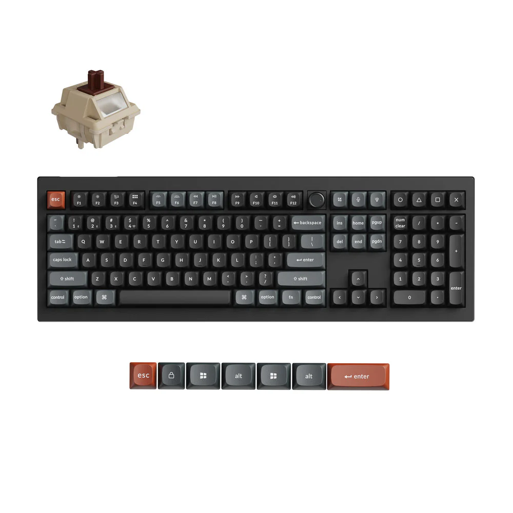Keychron V6 Ultra 8K Wireless Custom Mechanical Keyboard (US ANSI Layout) - Image 9