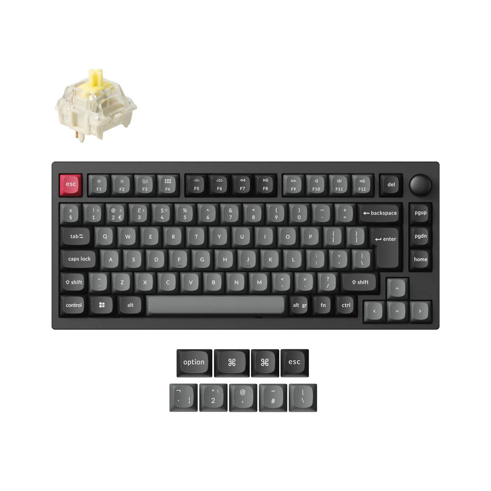Lemokey P1 QMK Wireless Custom Mechanical Keyboard ISO Layout Collection - Image 6