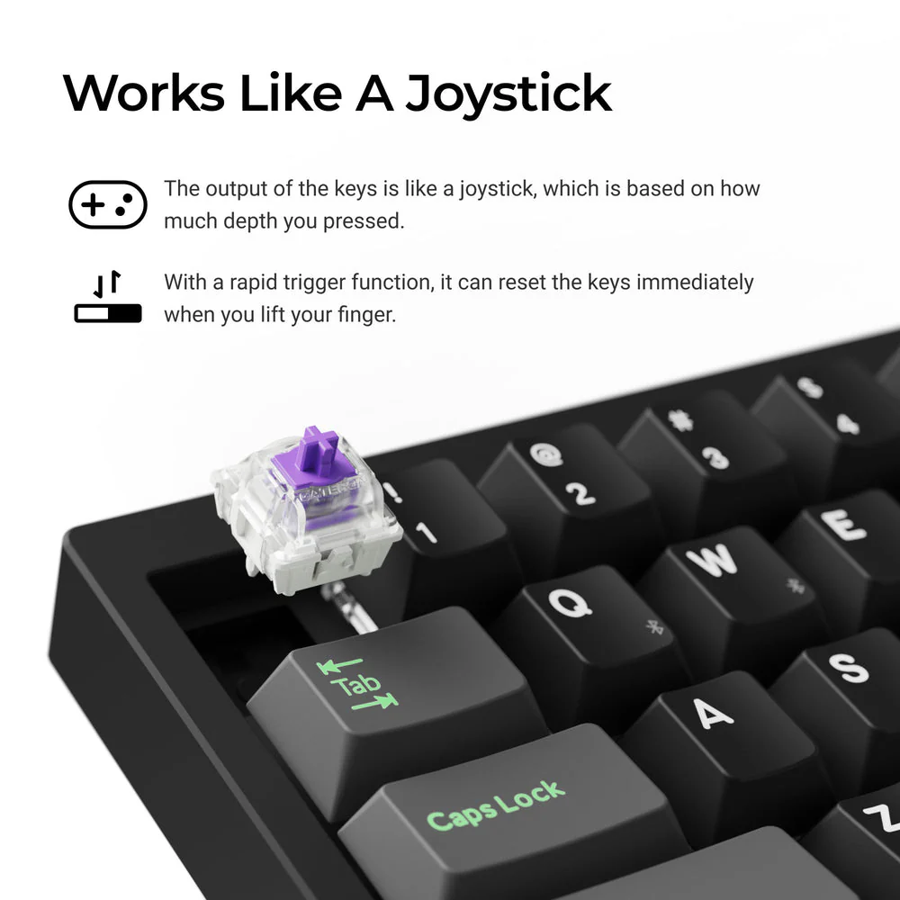 Lemokey P2 HE Wireless Magnetic Switch Custom Gaming Keyboard (US ANSI Layout) - Image 3