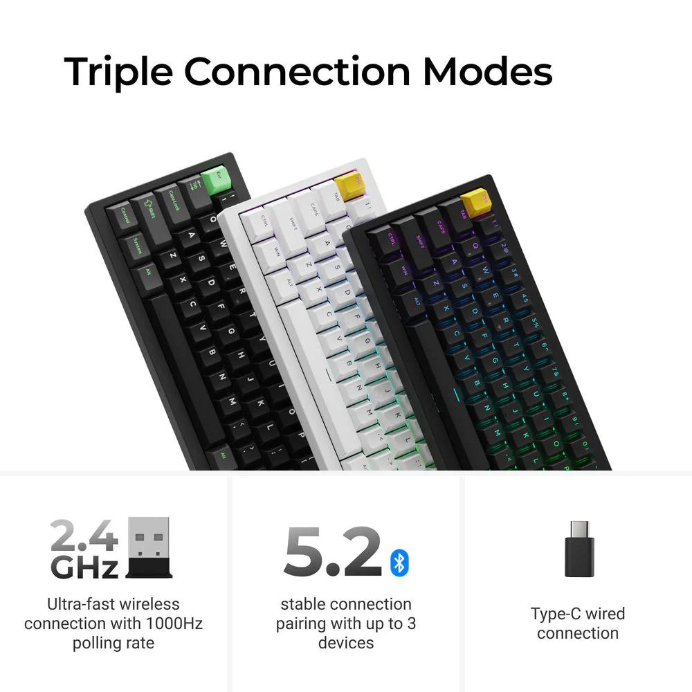 Lemokey P2 HE Wireless Magnetic Switch Custom Gaming Keyboard (US ANSI Layout) - Image 5