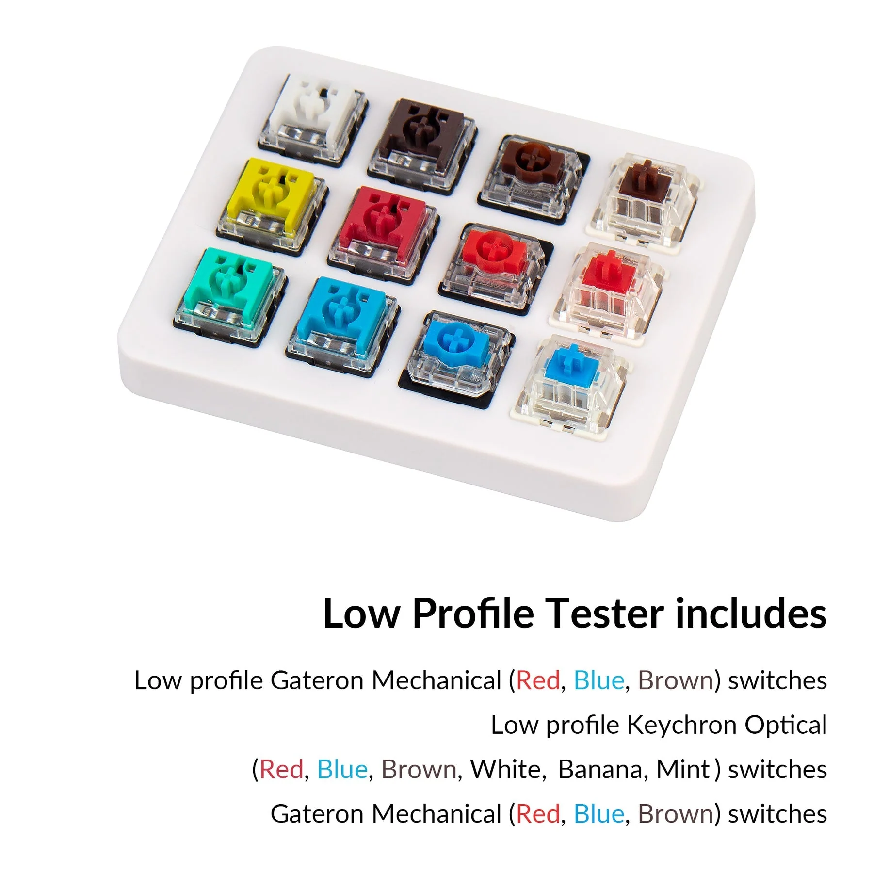 Low Profile Keychron Optical Switch Set - 87 Pcs - Image 9