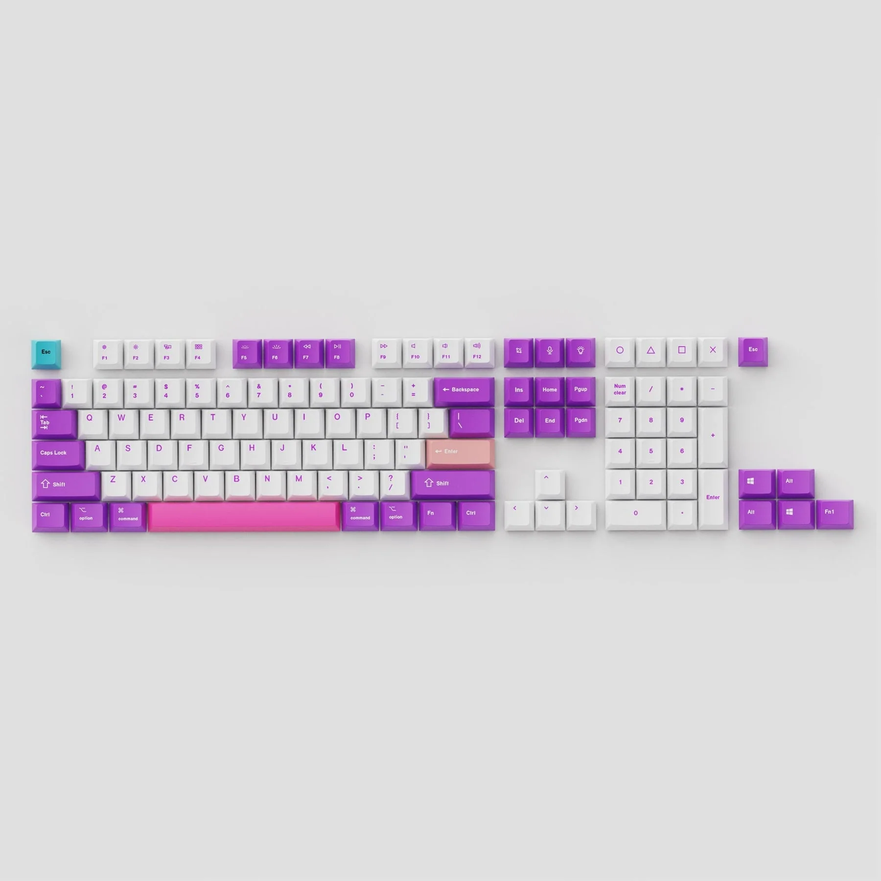OEM Dye-Sub PBT Keycap Set - Unicorn - Image 4